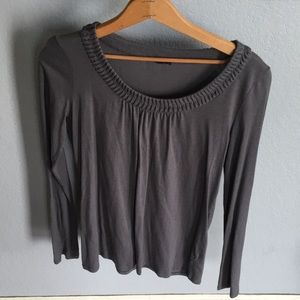 Gray long sleeved t